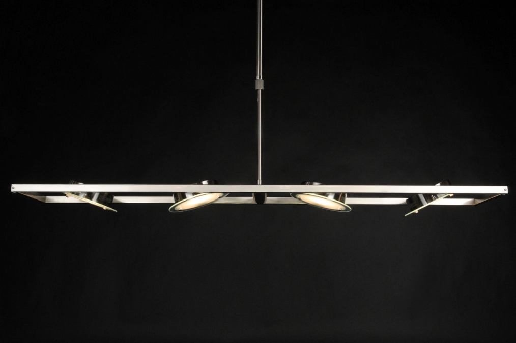 Creating A Classy Bar Cart Hanglamp 59695: Modern, Staalgrijs, Staal , Rvs