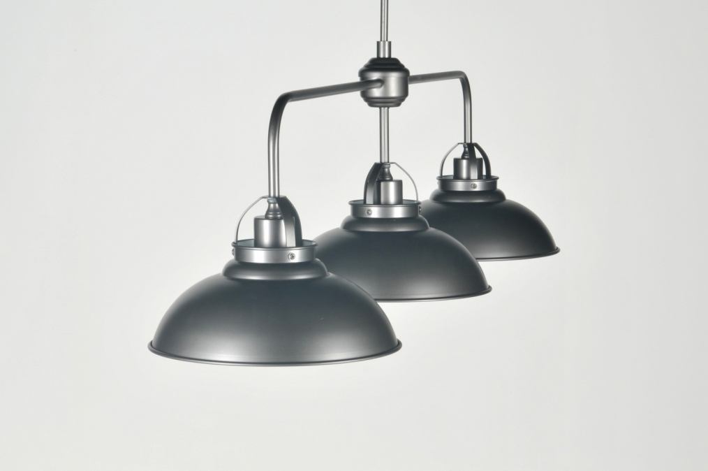 Hanglamp 85980: Klassiek, Industrie, Look, Antraciet Donkergrijs Keukenlamp Spot : Hanglamp 85980: Klassiek, Industrie, Look, Antraciet Donkergrijs