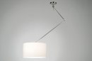 bekijk hanglamp-30005-modern-staal_-_rvs-stof-wit-rond