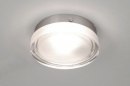 bekijk plafondlamp-53827-modern-retro-staal_-_rvs-glas-helder_glas-mat_glas-rond