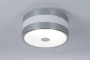 bekijk plafondlamp-70551-modern-retro-geschuurd_aluminium-chroom-glas-wit_opaalglas-rond