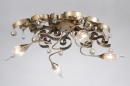 bekijk plafondlamp-70572-klassiek-metaal-roestbrons-kristal-kristalglas-roest-bruin-brons-rond