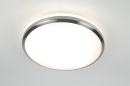 bekijk plafondlamp-70696-modern-staal_-_rvs-glas-wit_opaalglas-rond