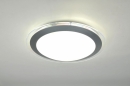 bekijk plafondlamp-71081-modern-metaal-kunststof_-_plexiglas-wit-rond