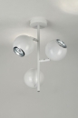 bekijk plafondlamp-71115-modern-retro-metaal-chroom-wit-glans-rond