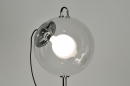bekijk vloerlamp-71284-modern-design-retro-metaal-chroom-glas-helder_glas-rond