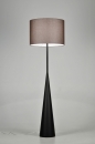 bekijk vloerlamp-71318-modern-design-metaal-stof-bruin-zwart-mat-rond