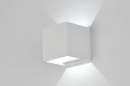 bekijk wandlamp-71335-modern-design-aluminium-wit-mat-vierkant