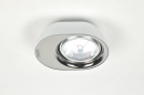 bekijk plafondlamp-84649-modern-design-metaal-chroom-wit-glans-rond-rechthoekig
