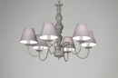 bekijk hanglamp-86228-klassiek-metaal-stof-grijs-rond