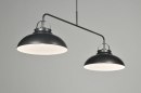 bekijk hanglamp-86231-klassiek-retro-industrie-look-metaal-zwart-mat-langwerpig