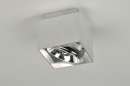 bekijk plafondlamp-86444-modern-design-geschuurd_aluminium-vierkant