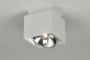 bekijk plafondlamp-86445-modern-design-metaal-wit-mat-vierkant
