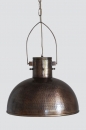 bekijk hanglamp-86939-klassiek-industrie-look-brons-rond