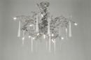 bekijk hanglamp-87046-klassiek-retro-metaal-glas-mat_glas-grijs-staalgrijs-zilver-rond