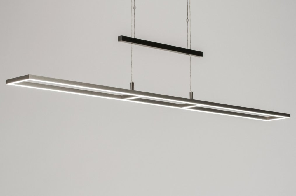 Emigreren Onderzoek Brullen Hanglamp 10838: Design, Modern, Staal Rvs, Metaal