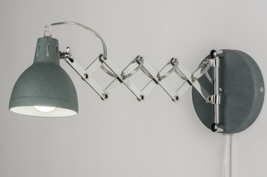 Wandleuchte 11514: Industrielook, Modern, Coole Lampen Grob, Retro
