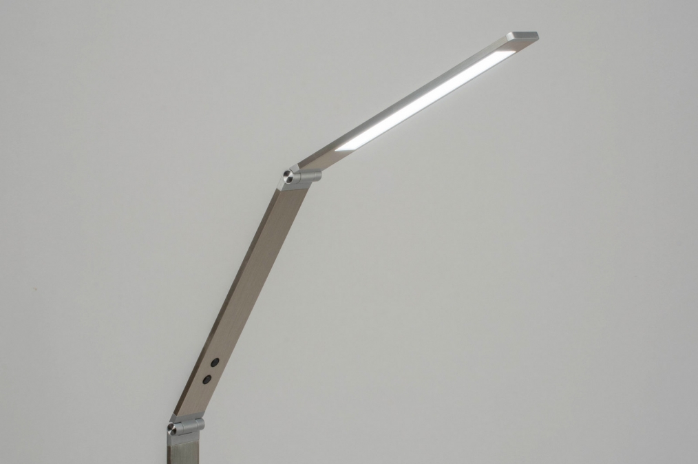 Vloerlamp 12379: design, modern, aluminium, geschuurd aluminium #0