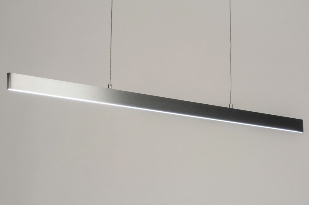 dok Sada Oxide Hanglamp 12410: Design, Modern, Aluminium, Geschuurd Aluminium