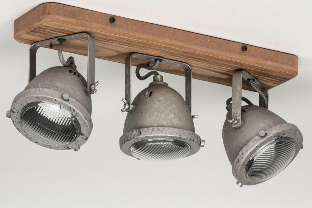 Deckenleuchte 12592: Industrielook, Laendlich Rustikal, Modern, Coole