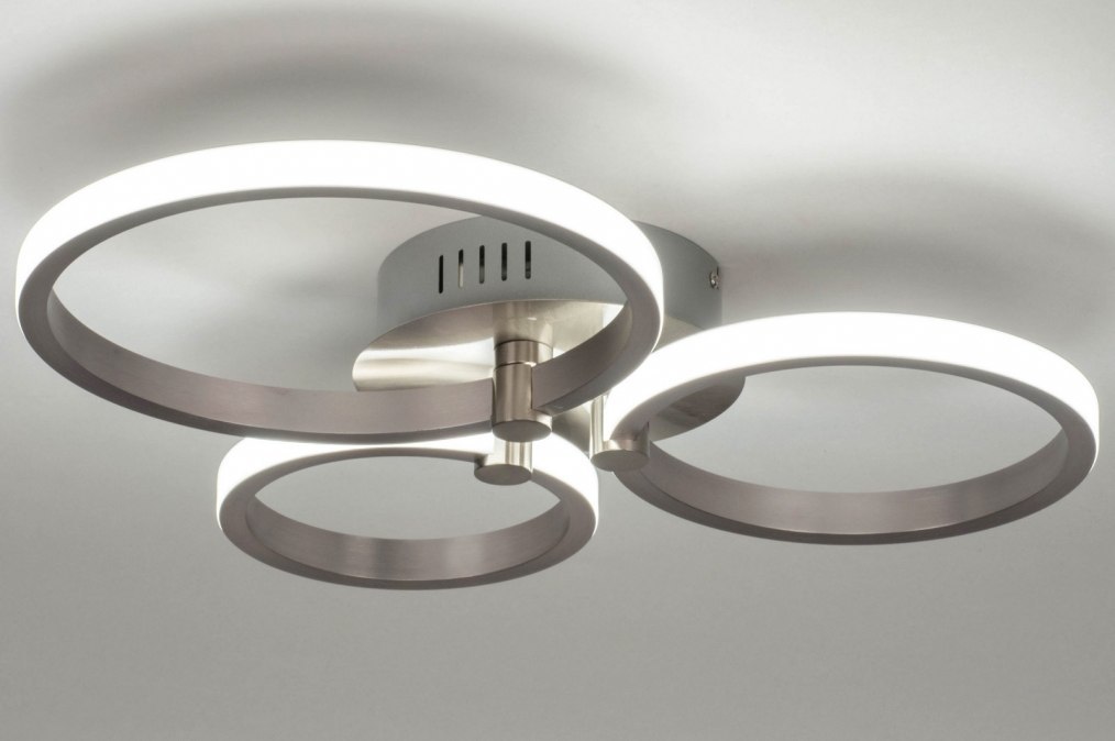 Deckenleuchte 12756: Modern, Aluminium, Metall, Aluminium