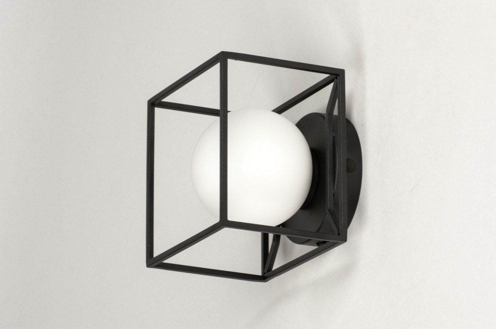 Deckenleuchte 13243: Industrielook, Modern, Glas, Mit Opalglas