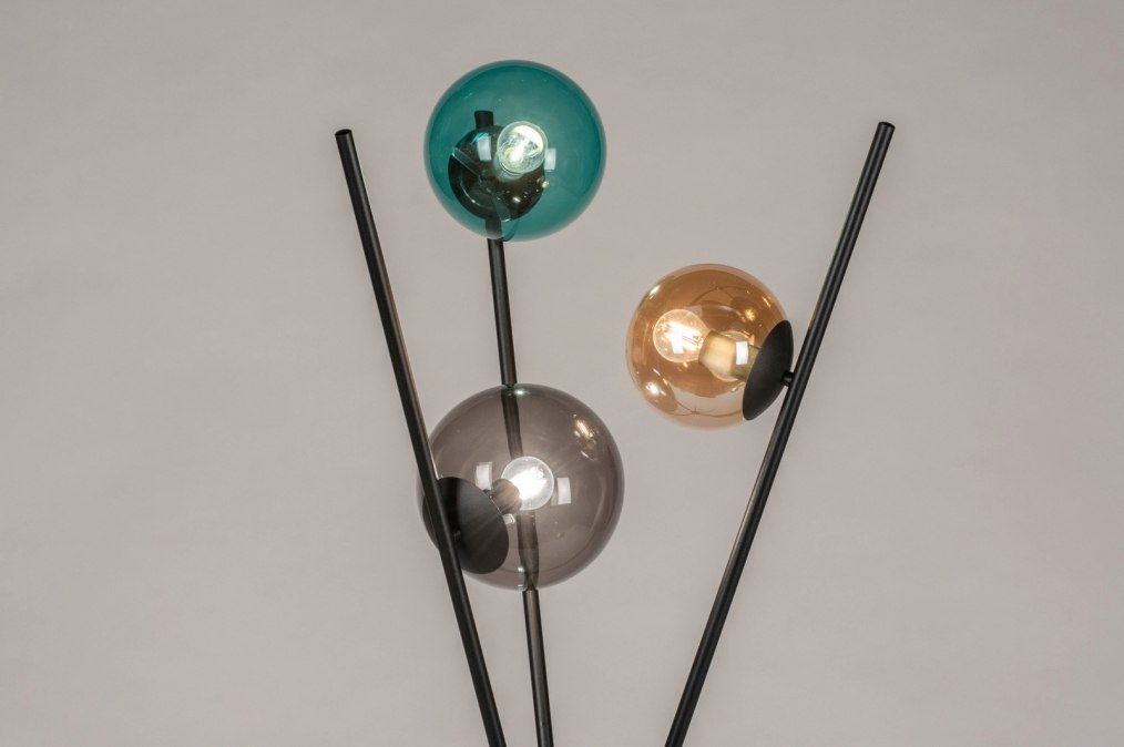 mobiel B.C. chirurg Vloerlamp 13600: Modern, Retro, Art Deco, Glas