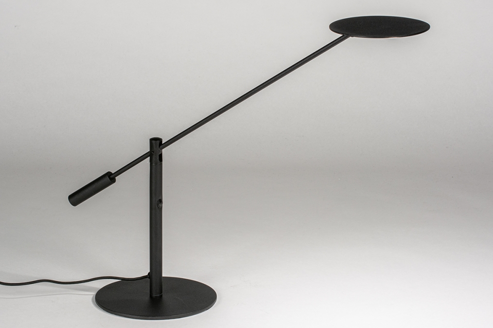 Tafellamp 13892: design, modern, metaal, zwart #0