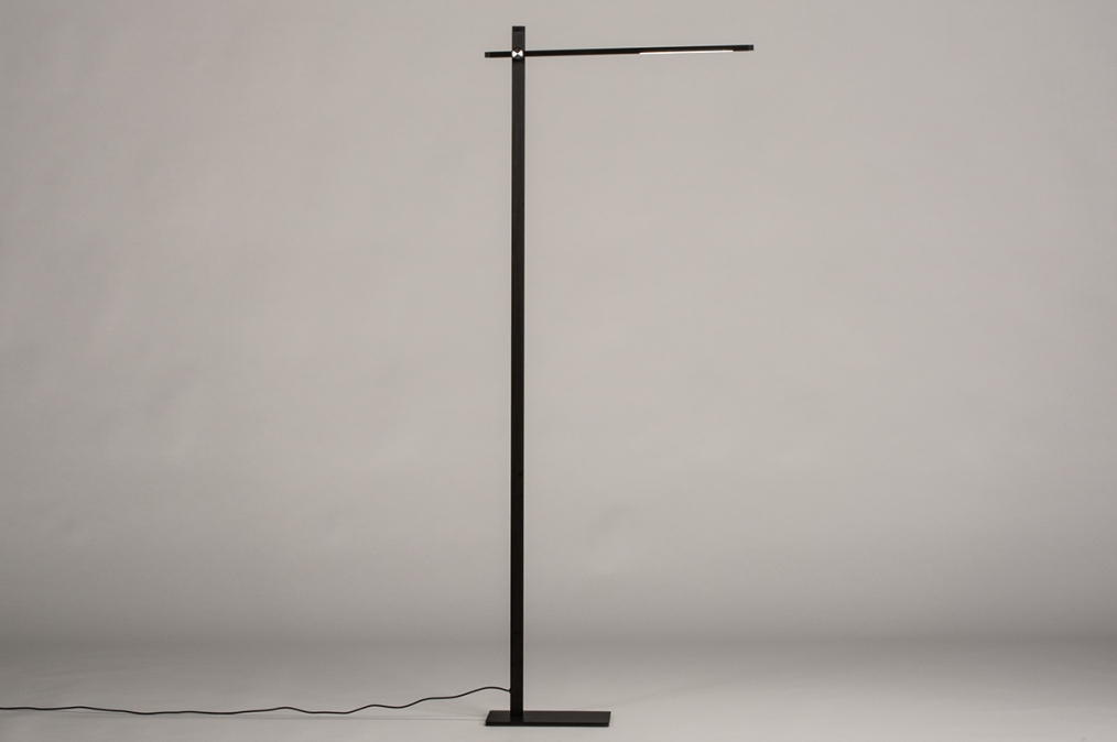 Ter ere van Natte sneeuw Grootte Vloerlamp 14103: Design, Modern, Aluminium, Metaal