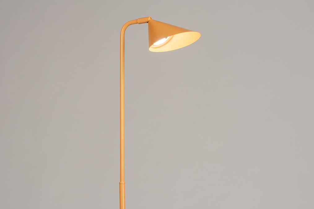 Beeldhouwwerk stad Voetzool Staande Lamp 14134: Design, Modern, Retro, Metaal