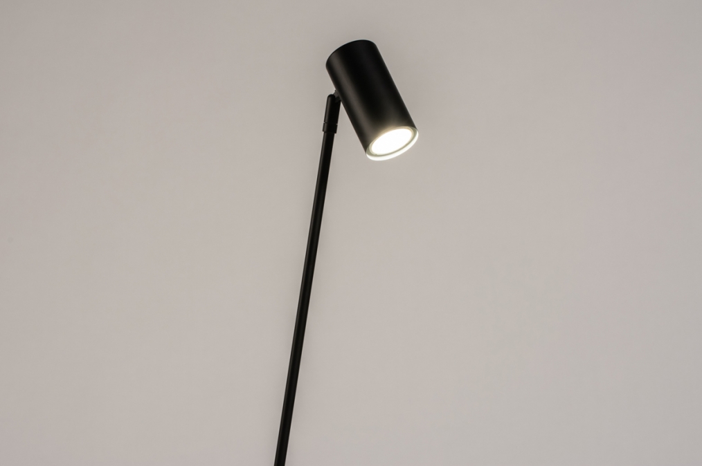 Vloerlamp 14970: modern, metaal, zwart, mat #0