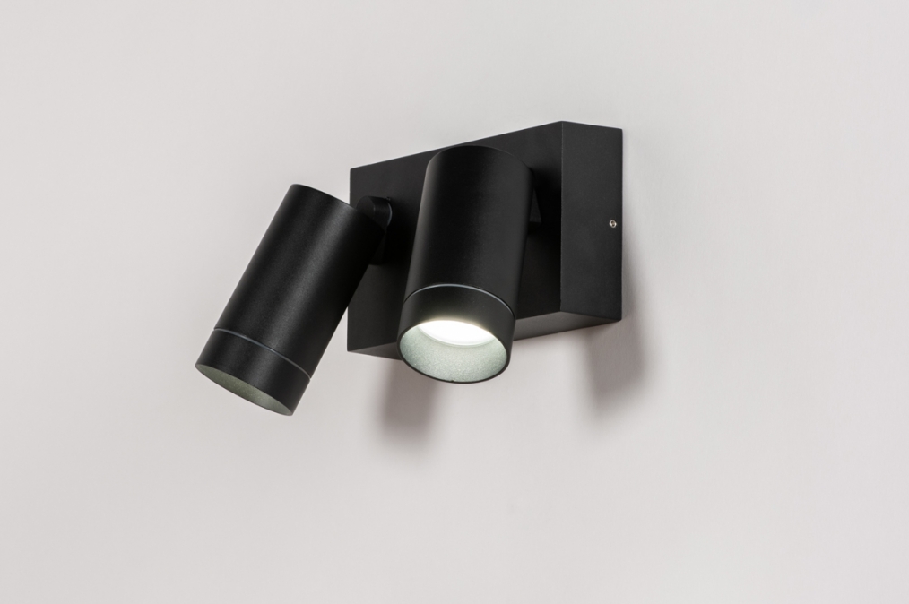 Buitenlamp 14998: modern, aluminium, metaal, zwart #0