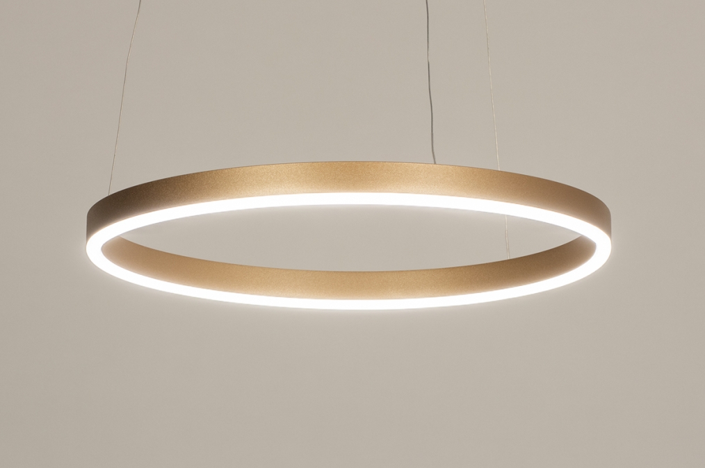 Hanglamp 15093: modern, eigentijds klassiek, aluminium, metaal #0