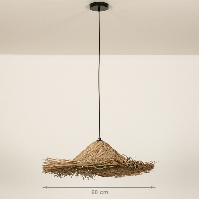 Rattan Pendelleuchte Sale, Modern, 15111: Metall,