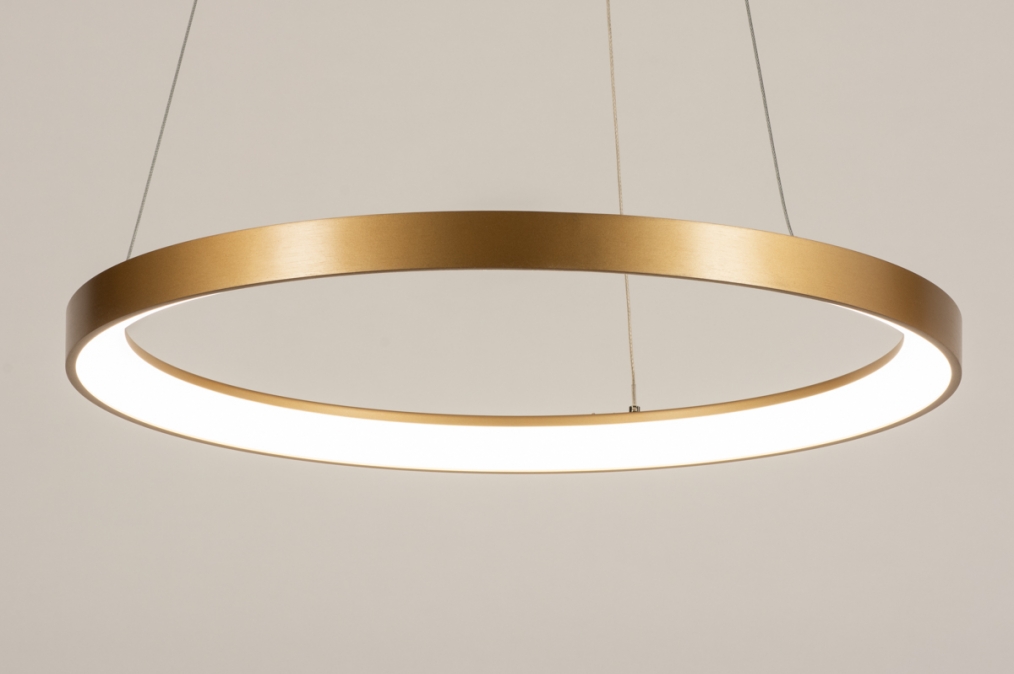 Hanglamp 15149: modern, aluminium, metaal, goud #0