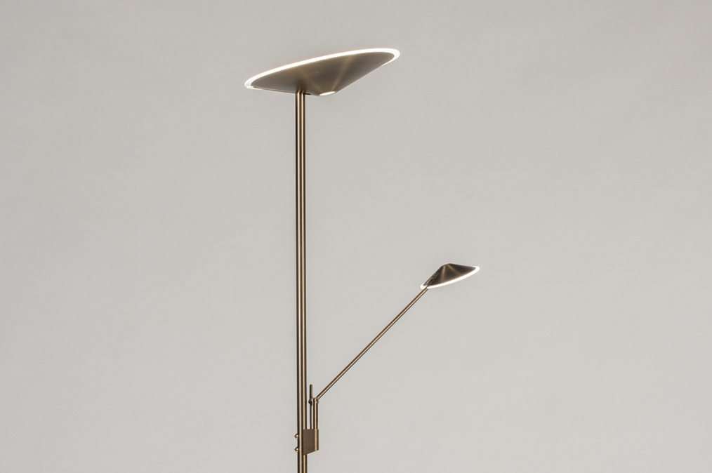 Vloerlamp 15175: modern, klassiek, eigentijds klassiek, brons #0