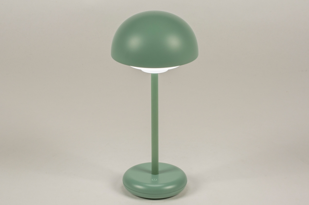 Tafellamp 15199: modern, kunststof, metaal, groen #0