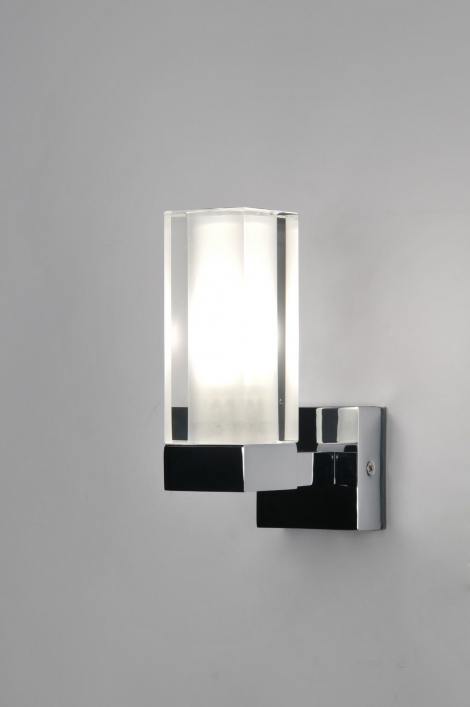 Tiny transparant glas wandlamp - Linz