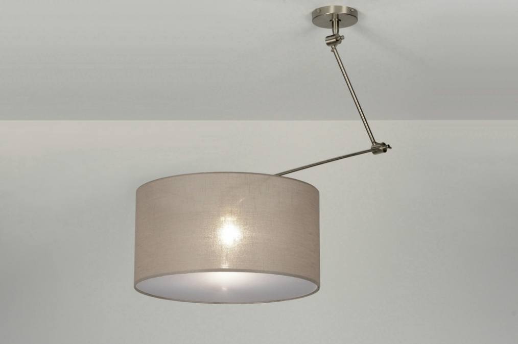 atoom Andrew Halliday spiegel Hanglamp 30316: Landelijk, Modern, Eigentijds Klassiek, Stof