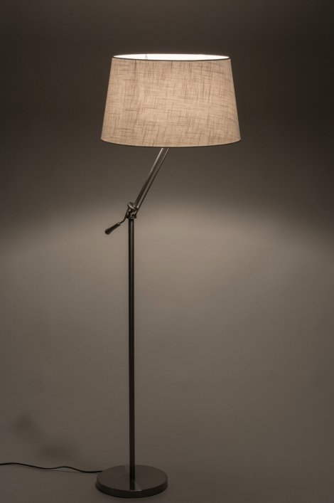 Vloerlamp 30688: Modern, Eigentijds Klassiek, Rvs