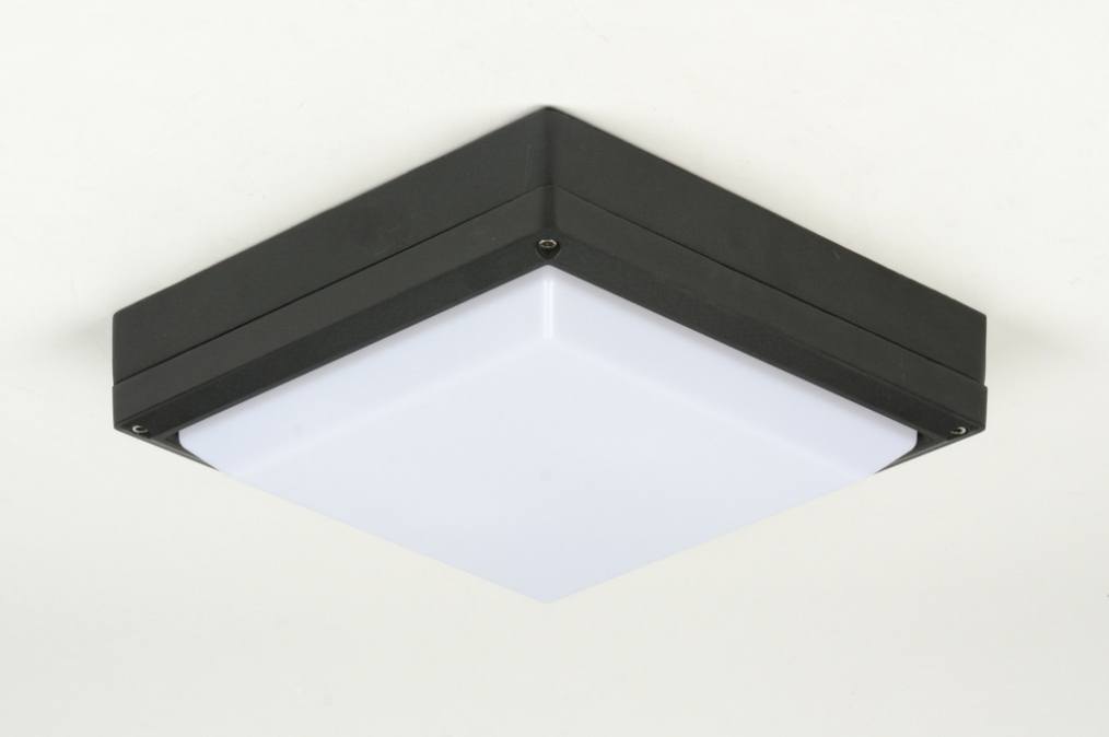 Neerwaarts Scarp uitstulping Plafondlamp 30762: Modern, Aluminium, Kunststof, Polycarbonaat Slagvast