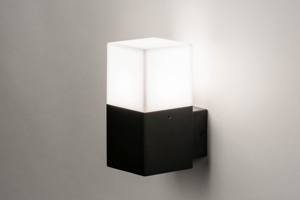 Buitenlamp 30853: Modern, Kunststof, Kunststofglas