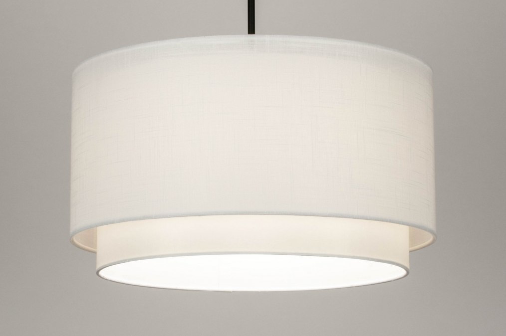 wetenschappelijk Worden grip Hanglamp 30870: Landelijk, Modern, Stof, Metaal