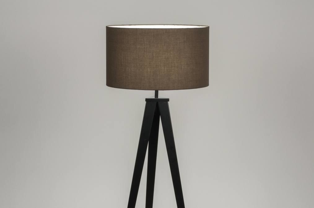 Tanzania Omgekeerde Diplomatieke kwesties Staande Lamp 30882: Design, Modern, Stof, Metaal