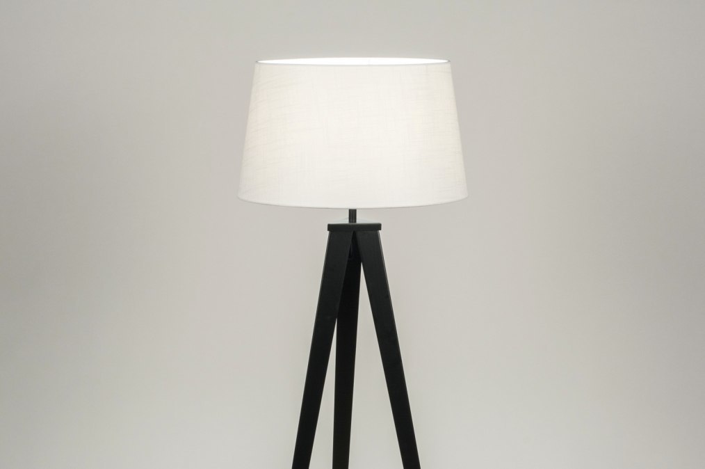 Terugroepen wat betreft visie Vloerlamp 30885: Design, Modern, Stof, Metaal