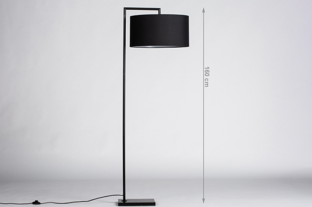 Aanhoudend leider Boren Vloerlamp 31081: Landelijk, Modern, Eigentijds Klassiek, Stof