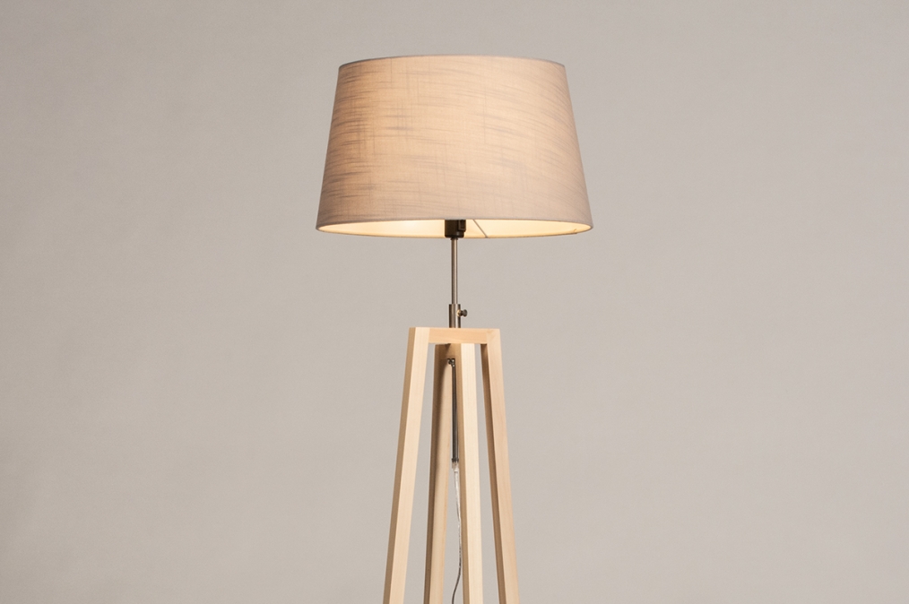 Vloerlamp 31129: landelijk, modern, eigentijds klassiek, hout #0