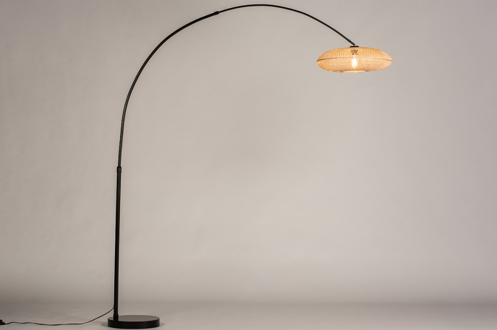 binnenkomst Omtrek schotel Staande Lamp 31135: Landelijk, Modern, Retro, Metaal