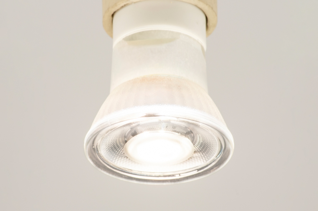 Foto 347: Mini GU10 led lamp met drie standen, dimbaar met schakelaar