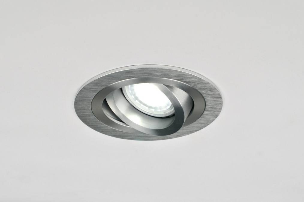 Spot encastrable 70189: moderne, aluminium, aluminium, rond #0